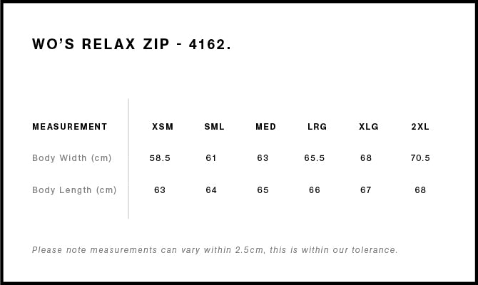 As Colour Womens Relax Zip Hood (Various Colours)