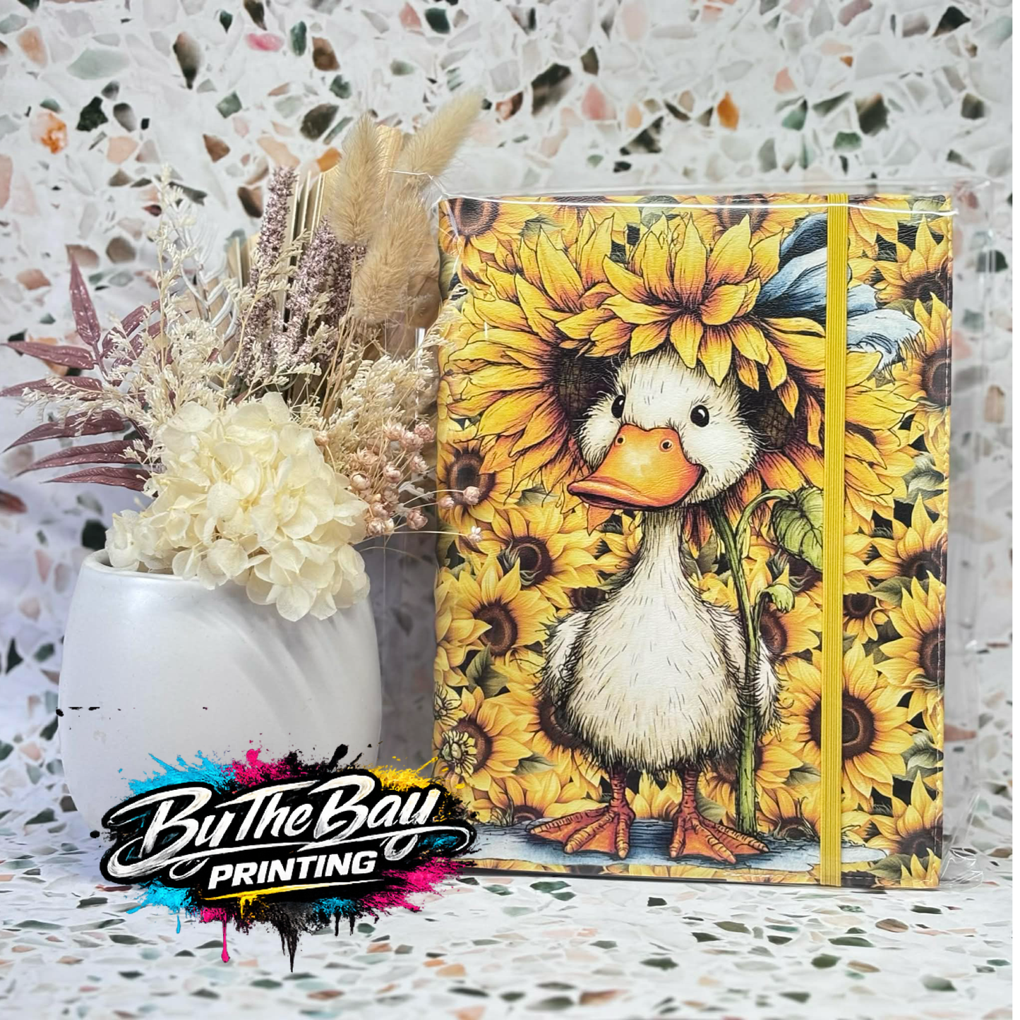 A5 Sunflower Duck Notepad