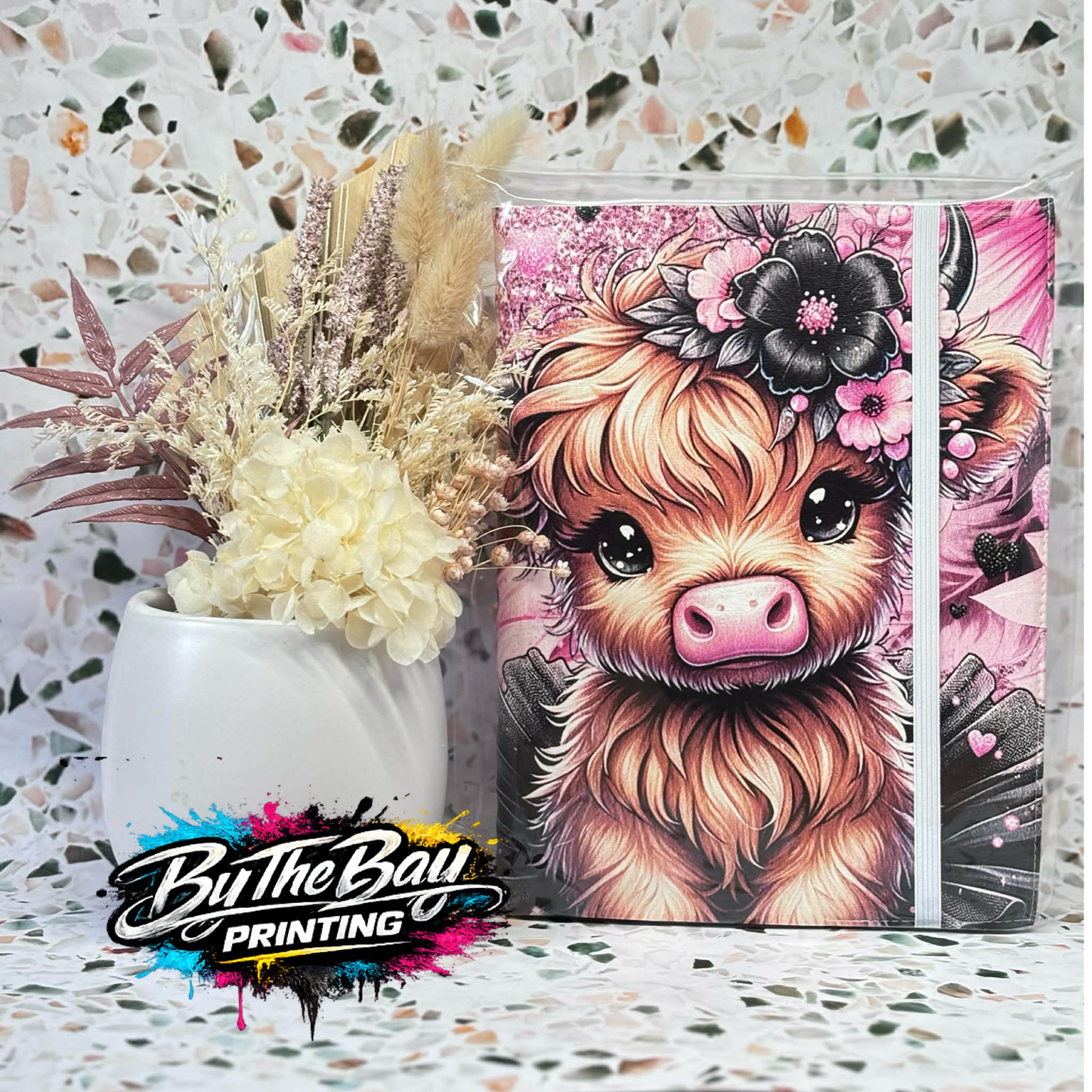 A5 Pink Highland Tutu Notepad