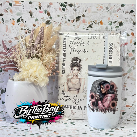 A5 Fitness Planner & Coffee Cup set