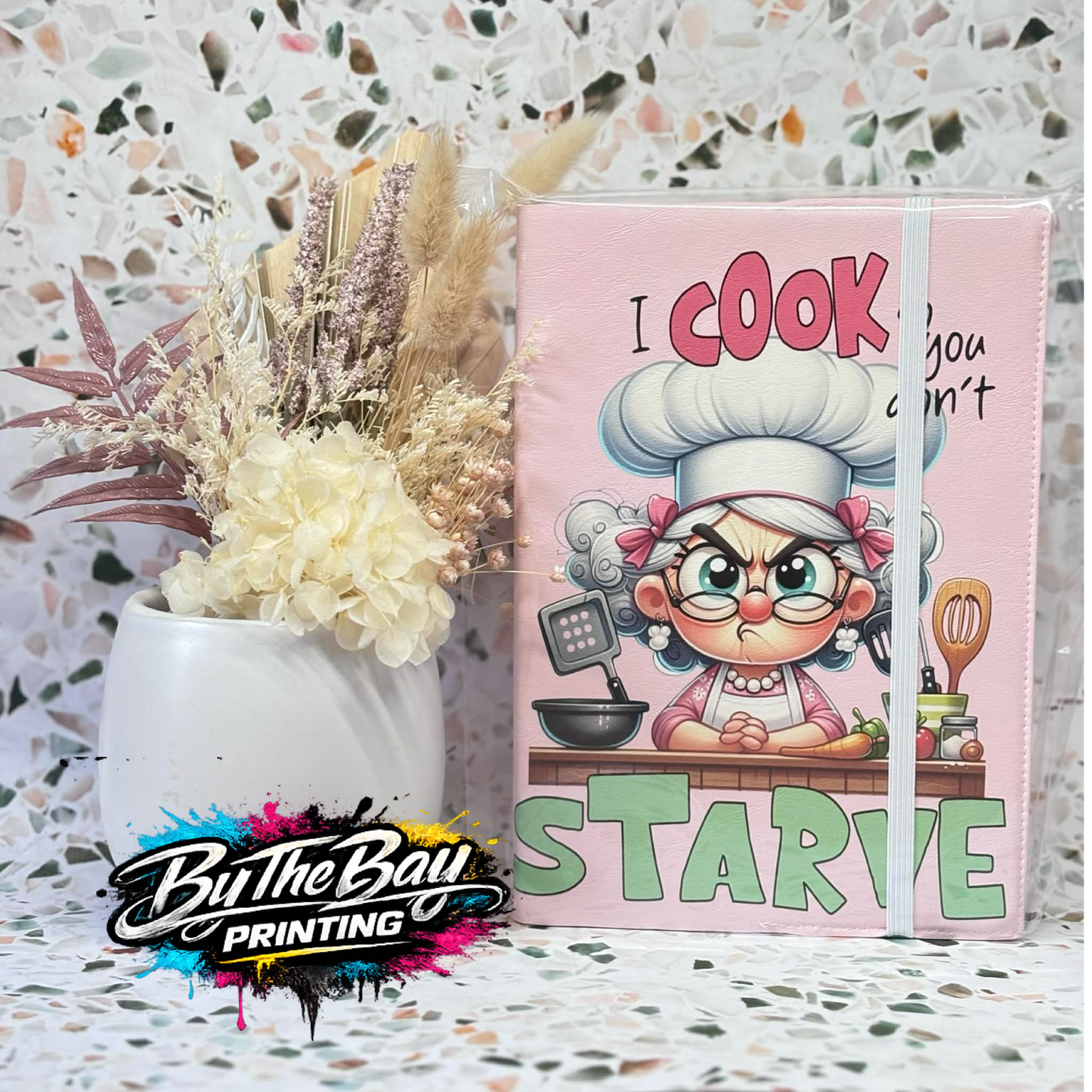 A5 I cook so you don't starve pink Notepad