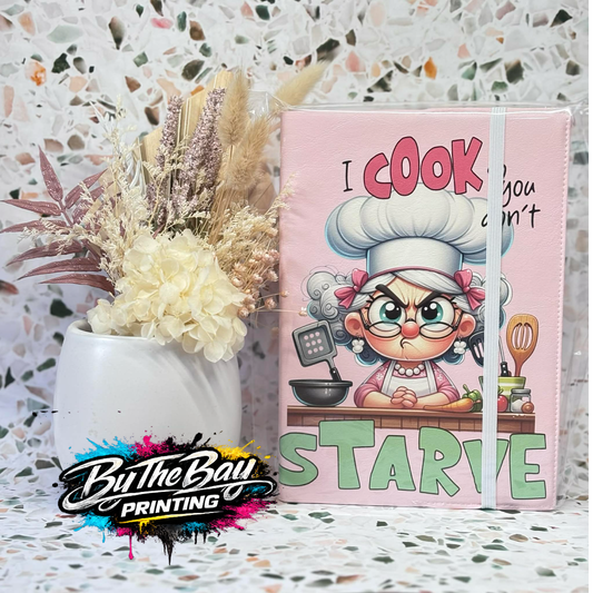 A5 I cook so you don't starve pink Notepad