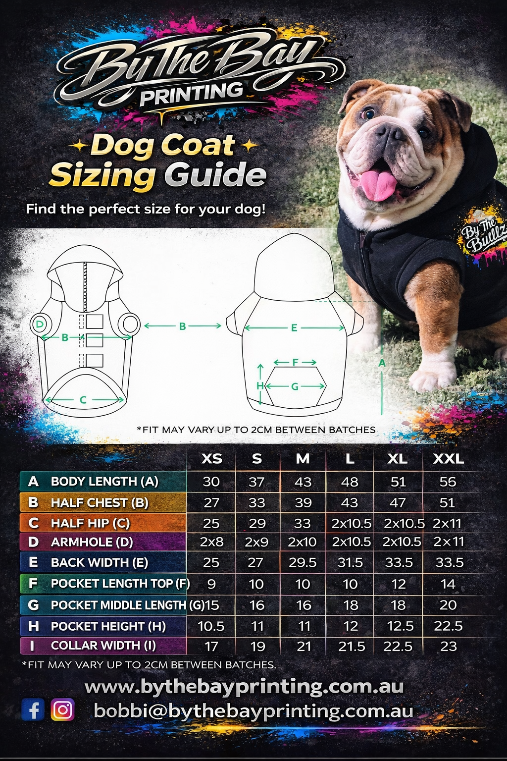 Custom Dog Coats