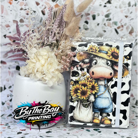 A6 Cow in Overalls Notepad or Diary