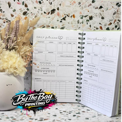 A5 Cardio & Cappuccino Fitness Planner