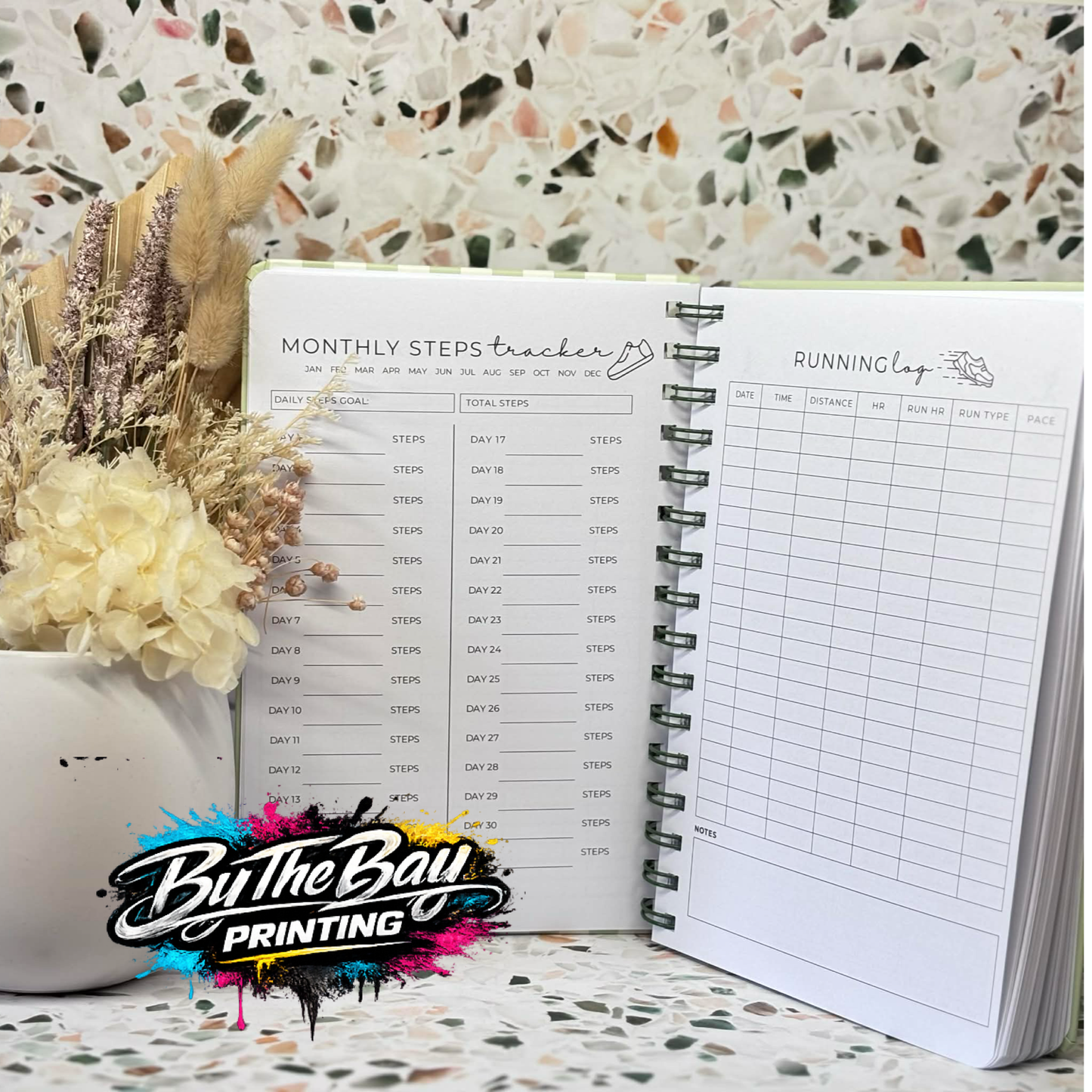 A5 Cardio & Cappuccino Fitness Planner