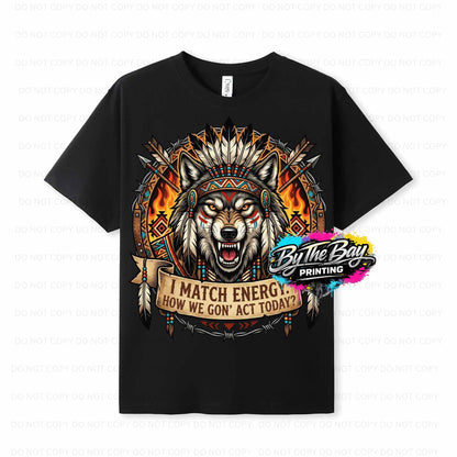 "Wolf Match Energy" Ramo Modern Fit Tee