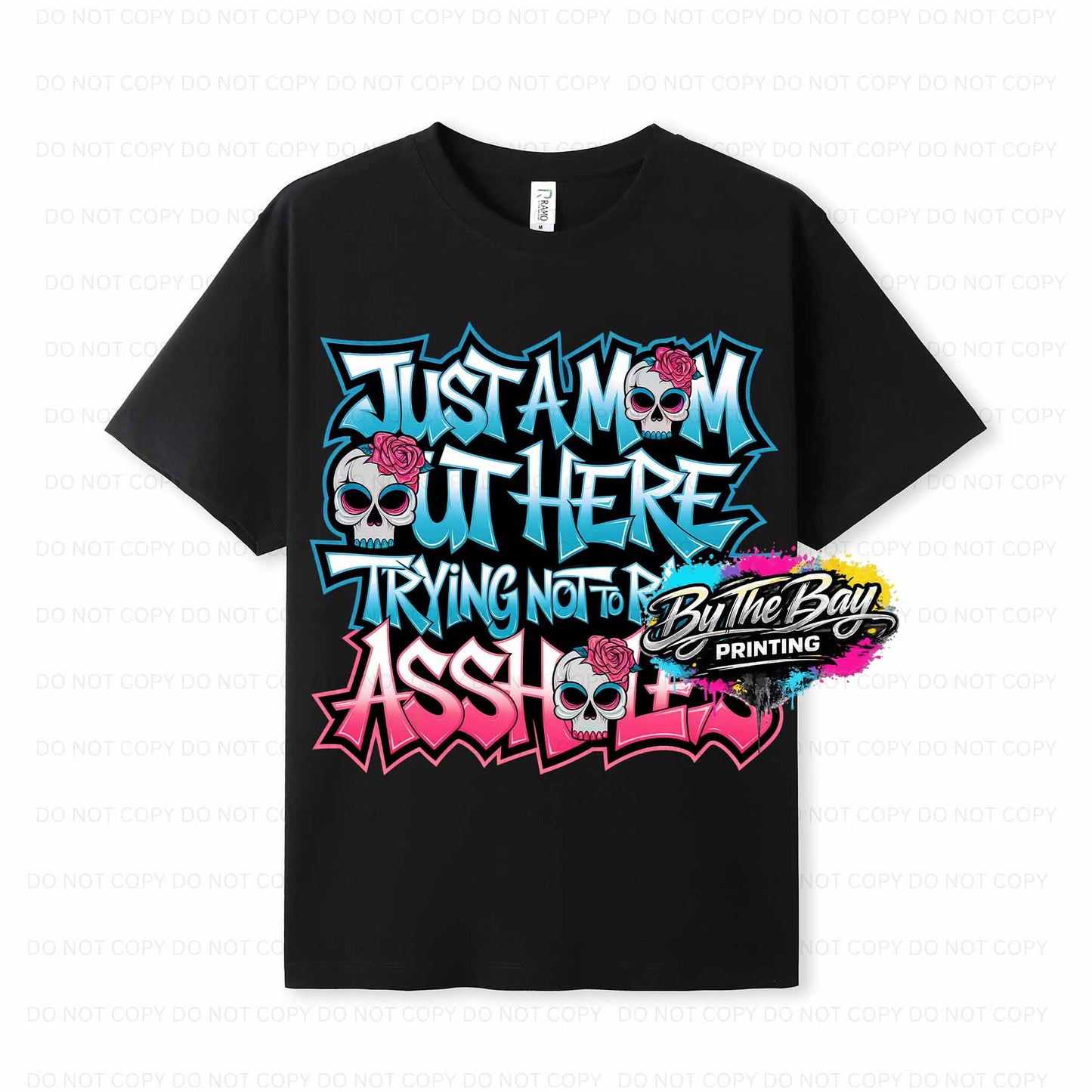 "Just a Mum" Ramo Modern Fit Tee