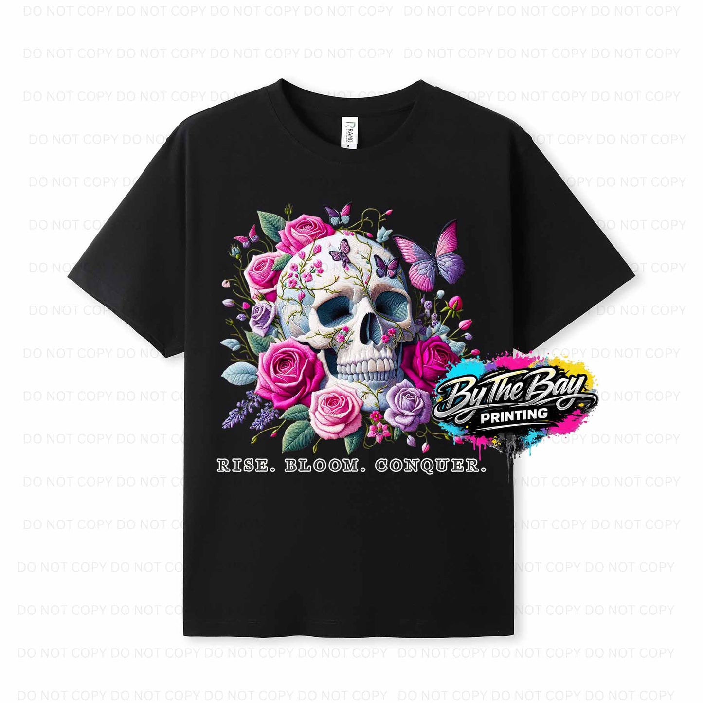 "Rise Bloom Conquer" Ramo Modern Fit Tee