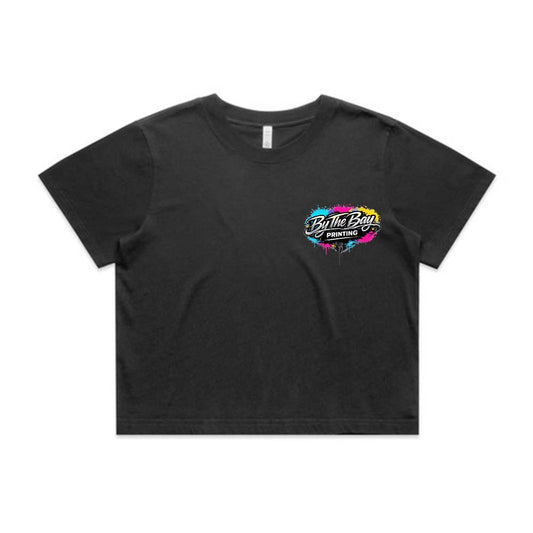 As Colour Womens Crop Faded Tee (Various Colours)